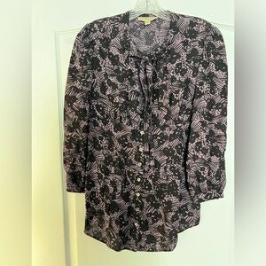 Burberry, Blouse, Size 8.